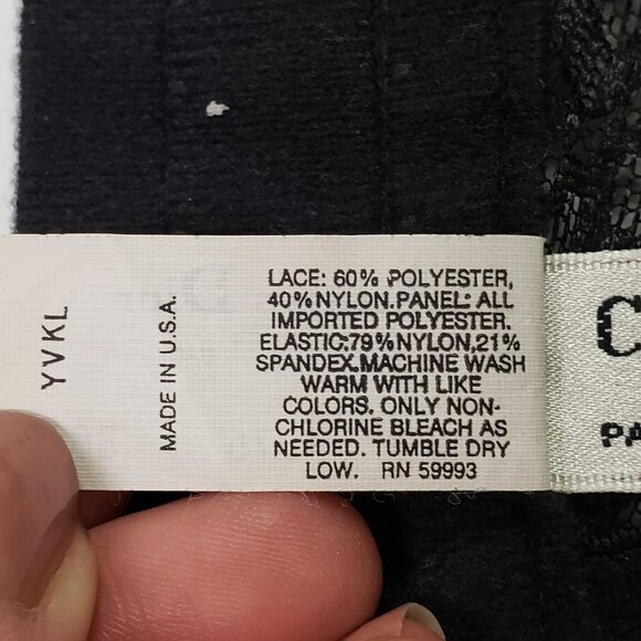 Vintage Christian Dior Womens Lace Bustier Size 36C Black Witchy Intimate Sexy - Picture 5 of 9